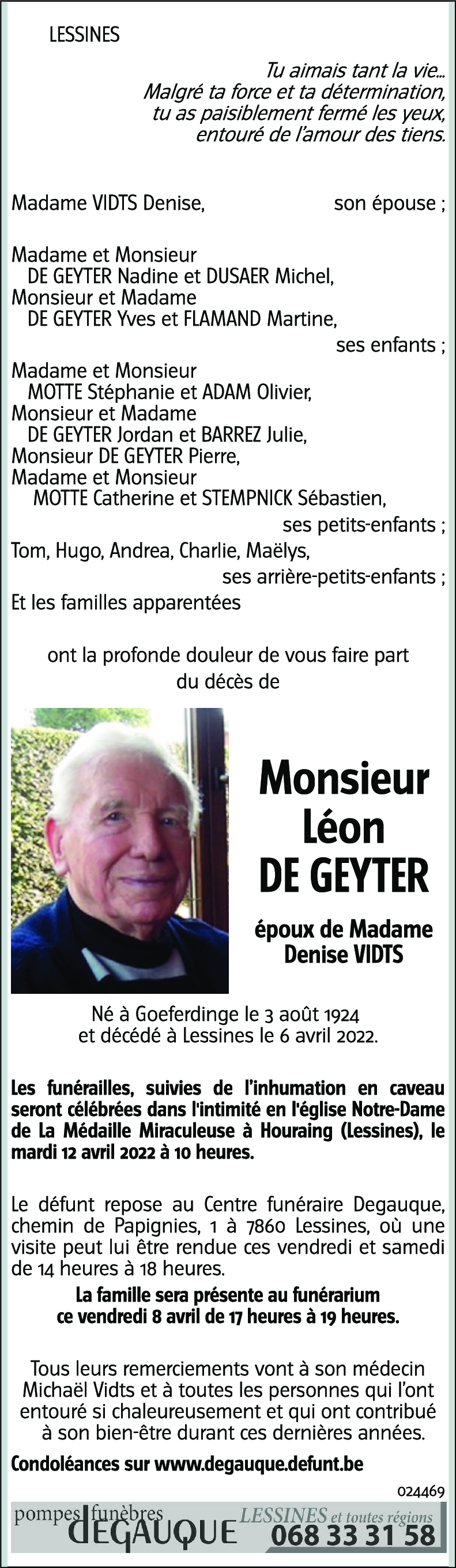 Léon DE GEYTER