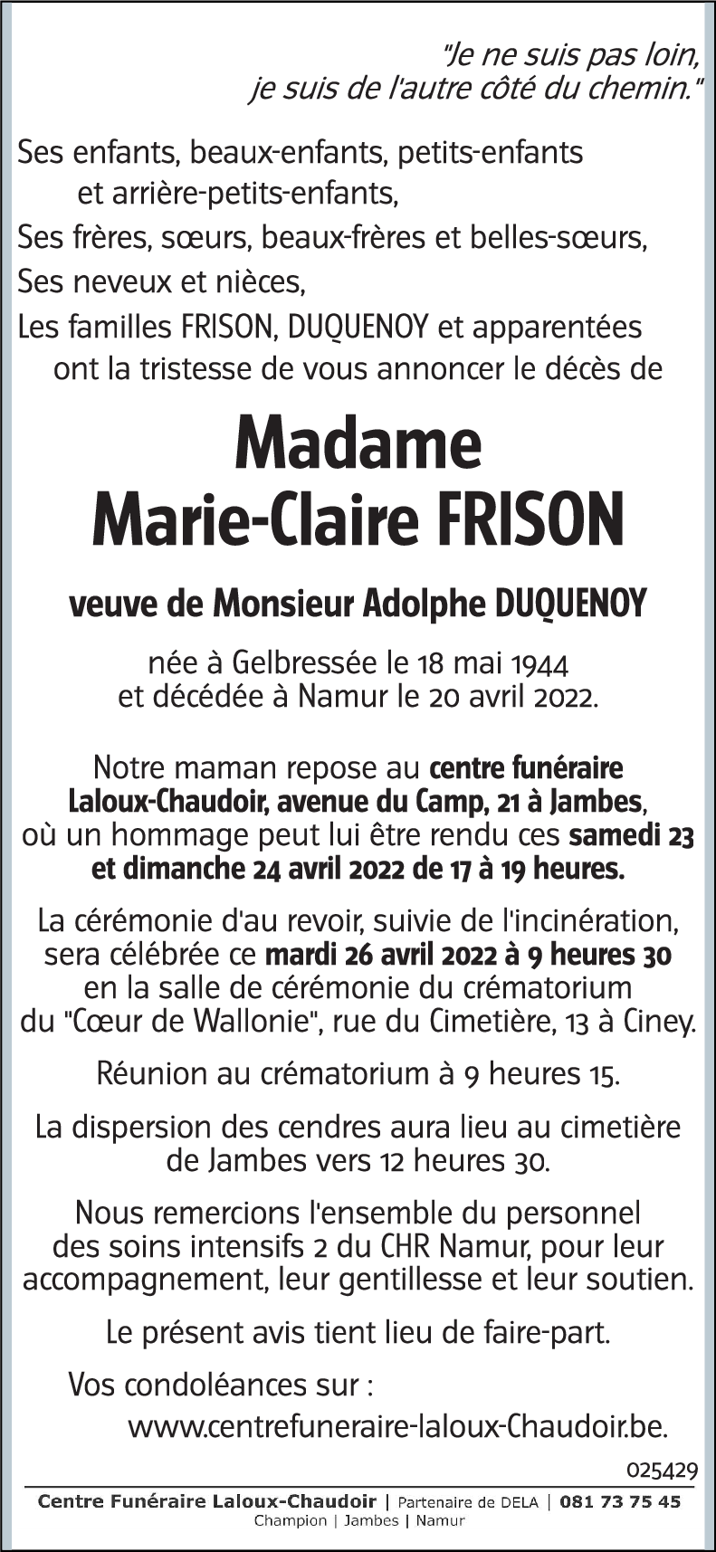 Marie-Claire FRISON