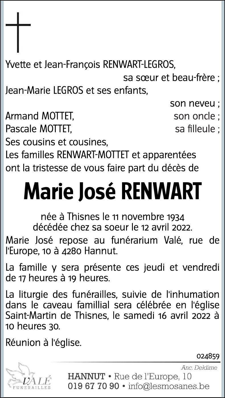 Marie José RENWART