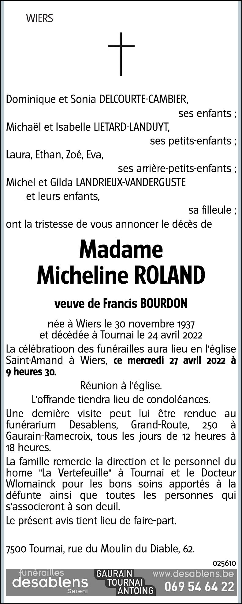 Micheline ROLAND