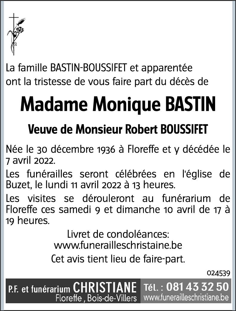 Monique BASTIN
