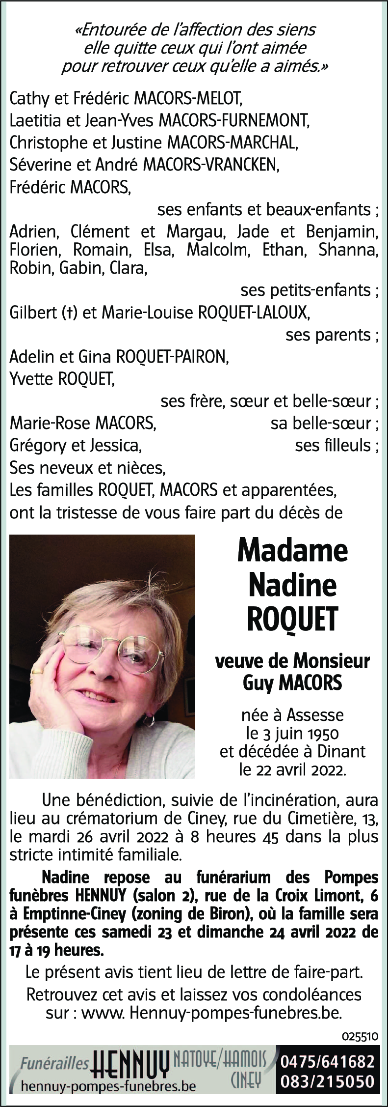 Nadine ROQUET