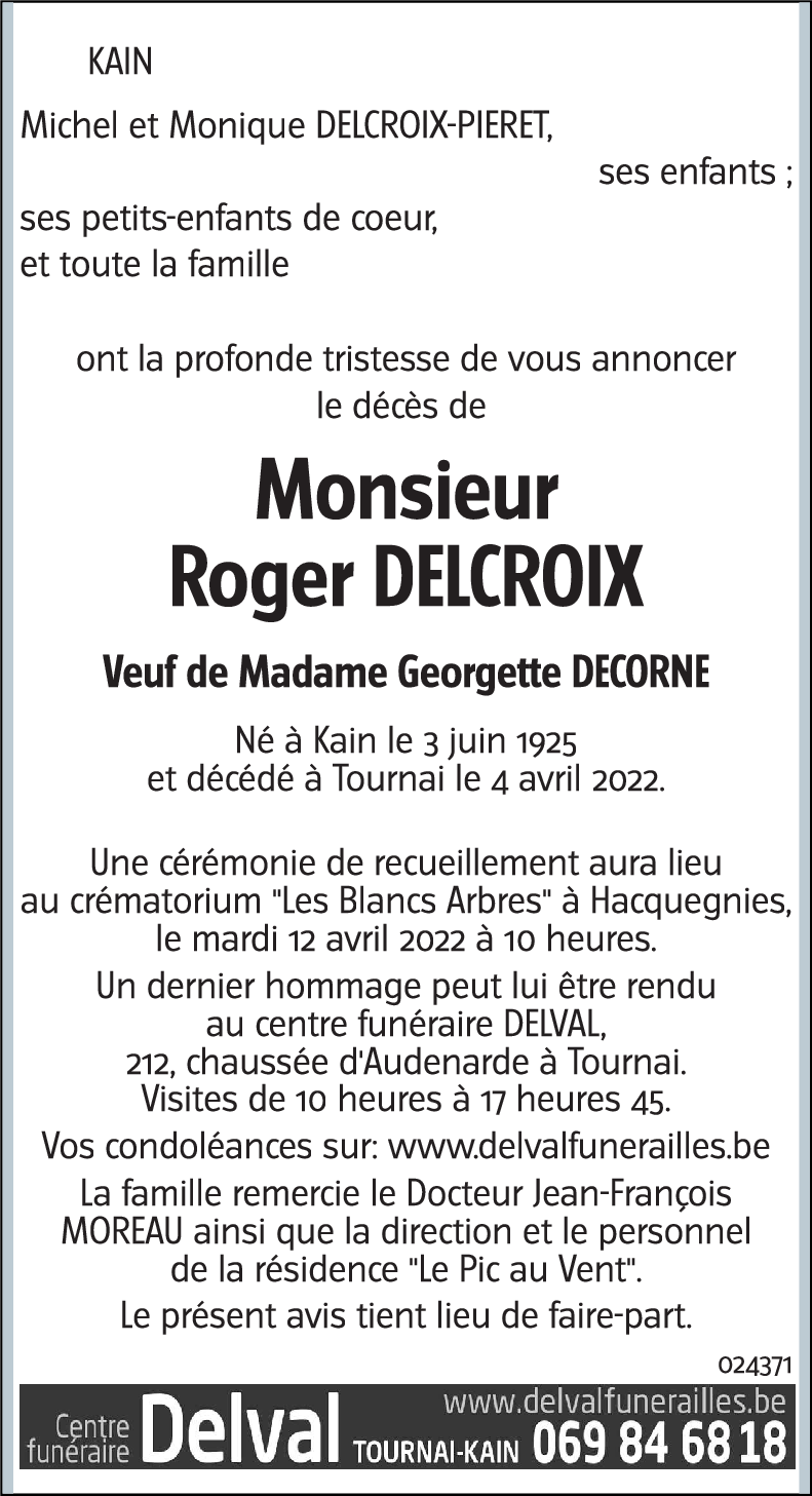 Roger DELCROIX