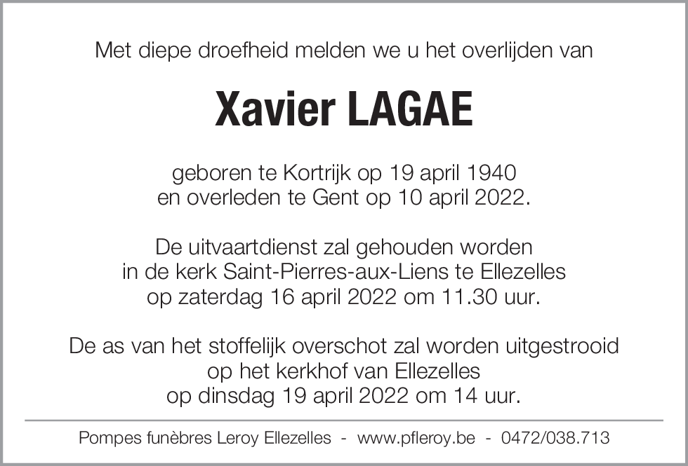 Xavier Lagae