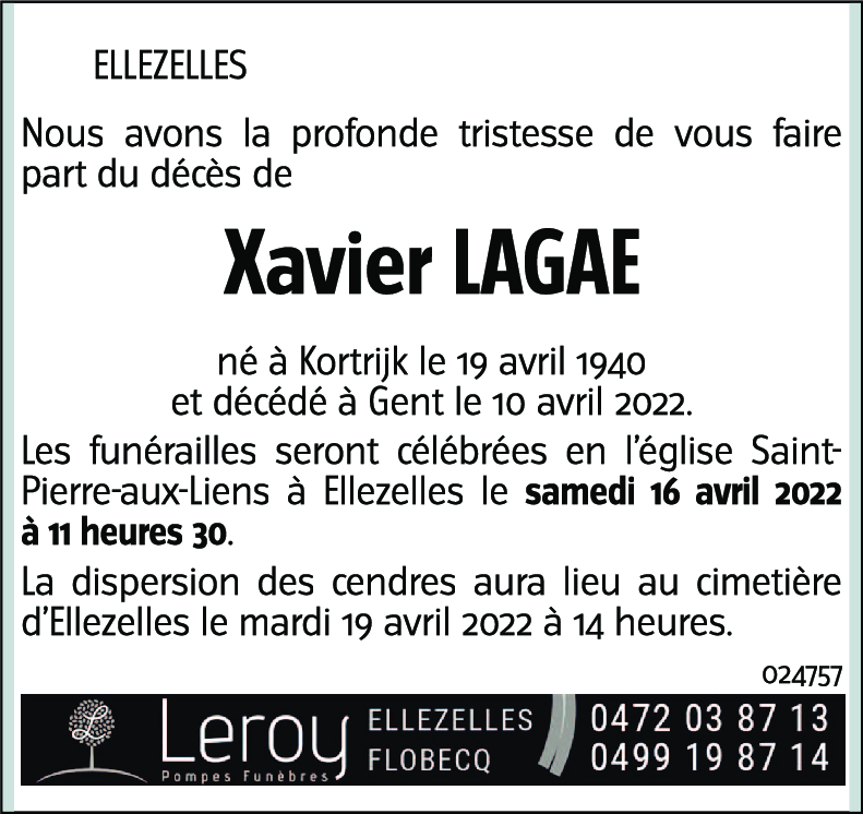 Xavier Lagae