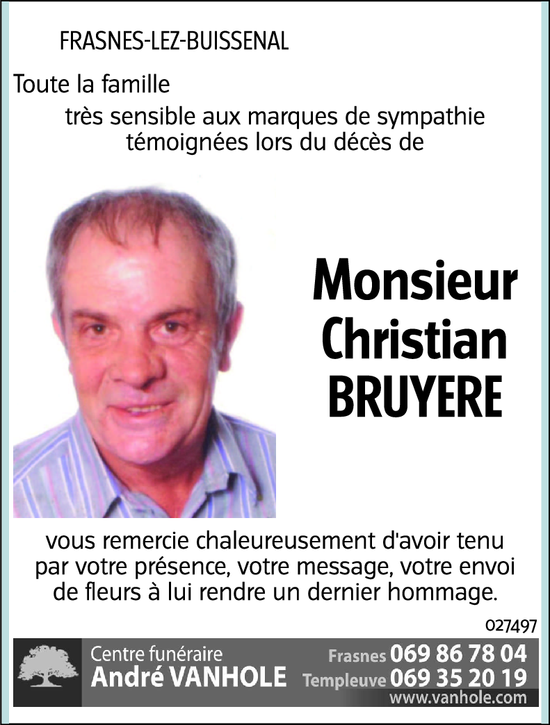 Christian BRUYERE