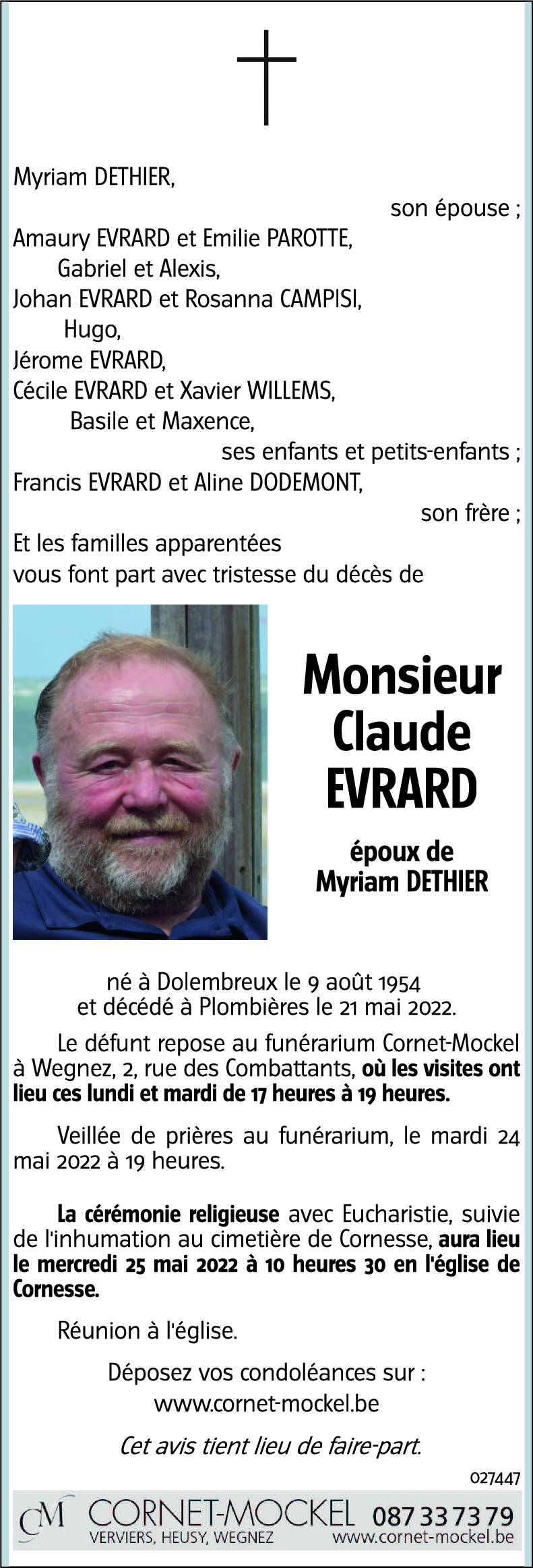 Claude EVRARD