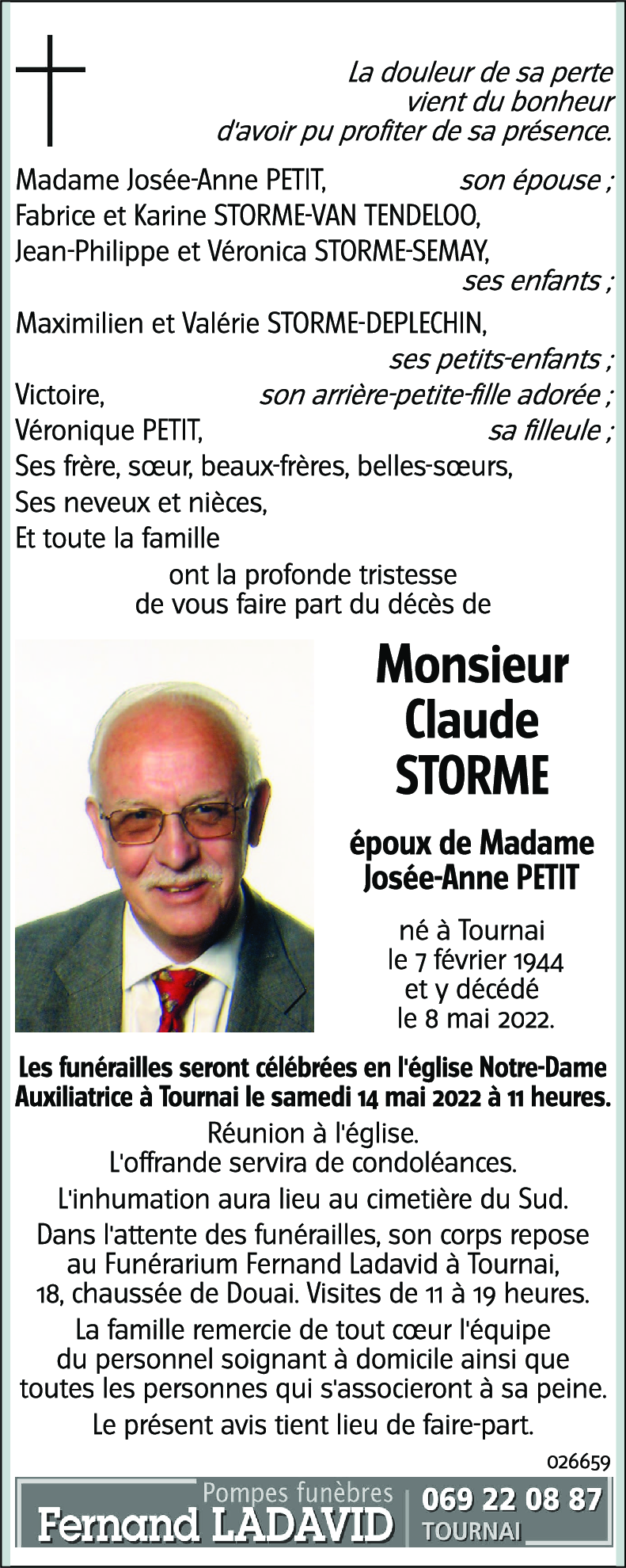 Claude STORME