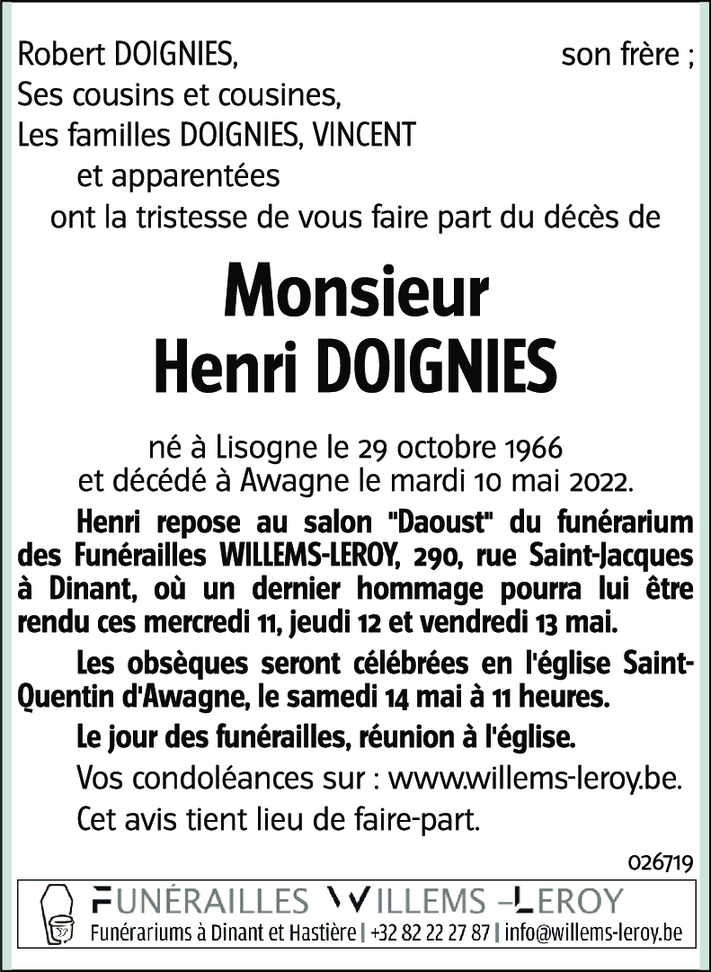 Henri DOIGNIES