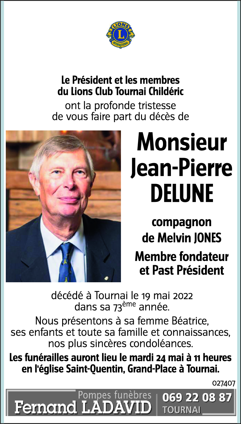 Jean-Pierre DELUNE