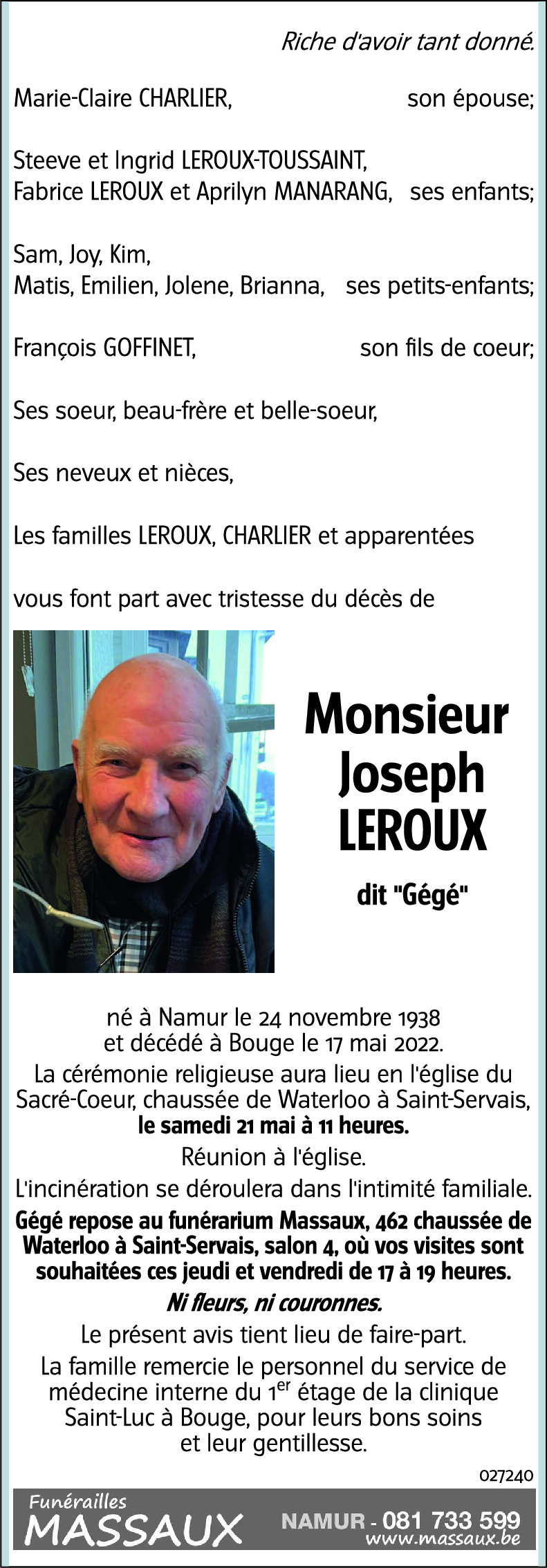 Joseph LEROUX