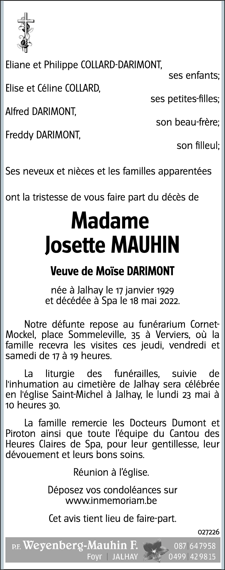 Josette Mauhin
