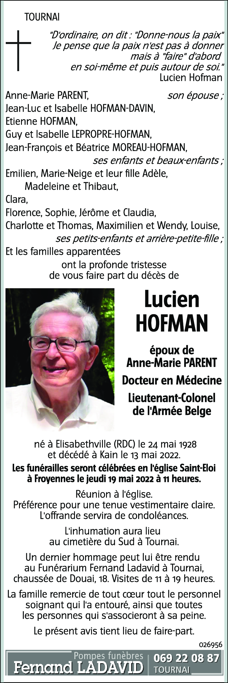 Lucien HOFMAN