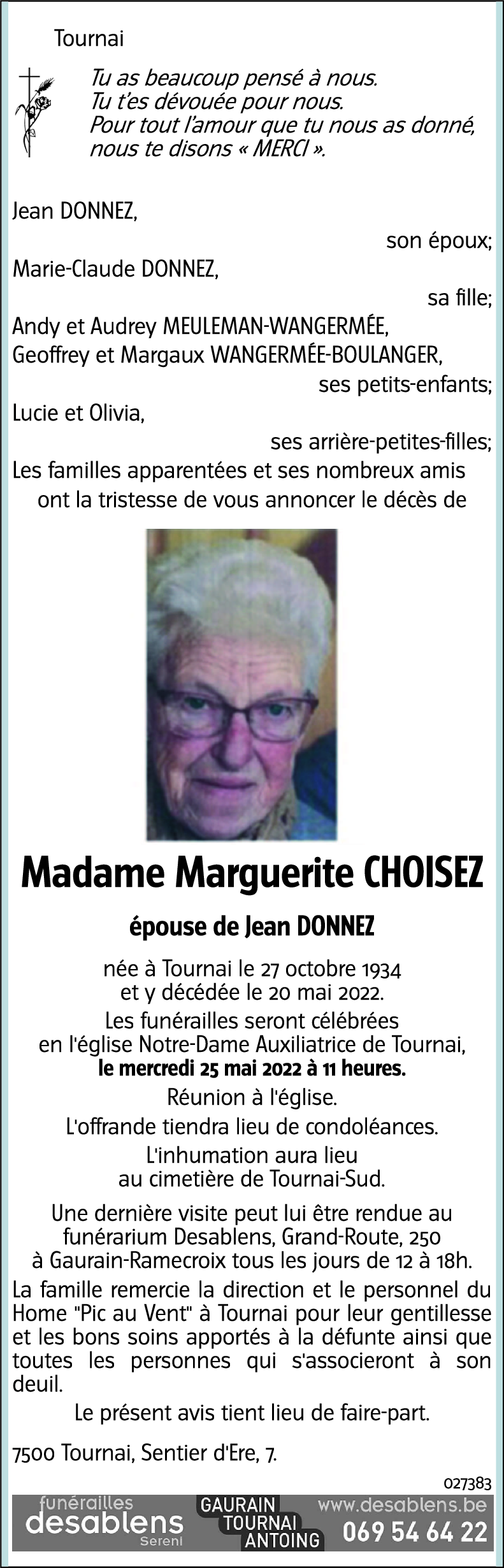 Marguerite CHOISEZ