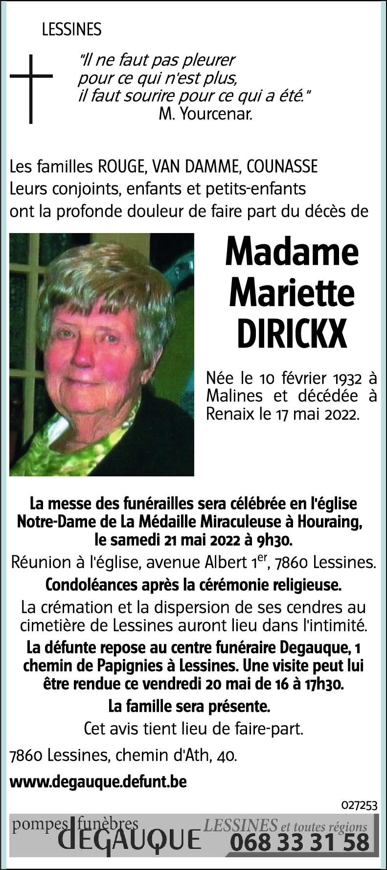 Mariette DIRICKX
