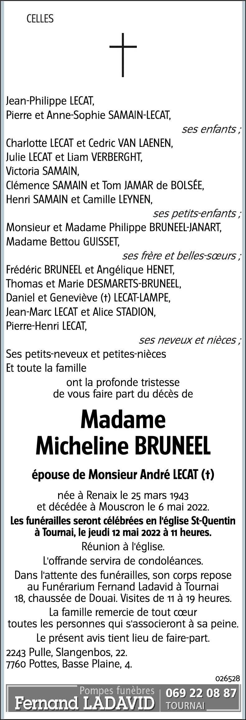 Micheline BRUNEEL