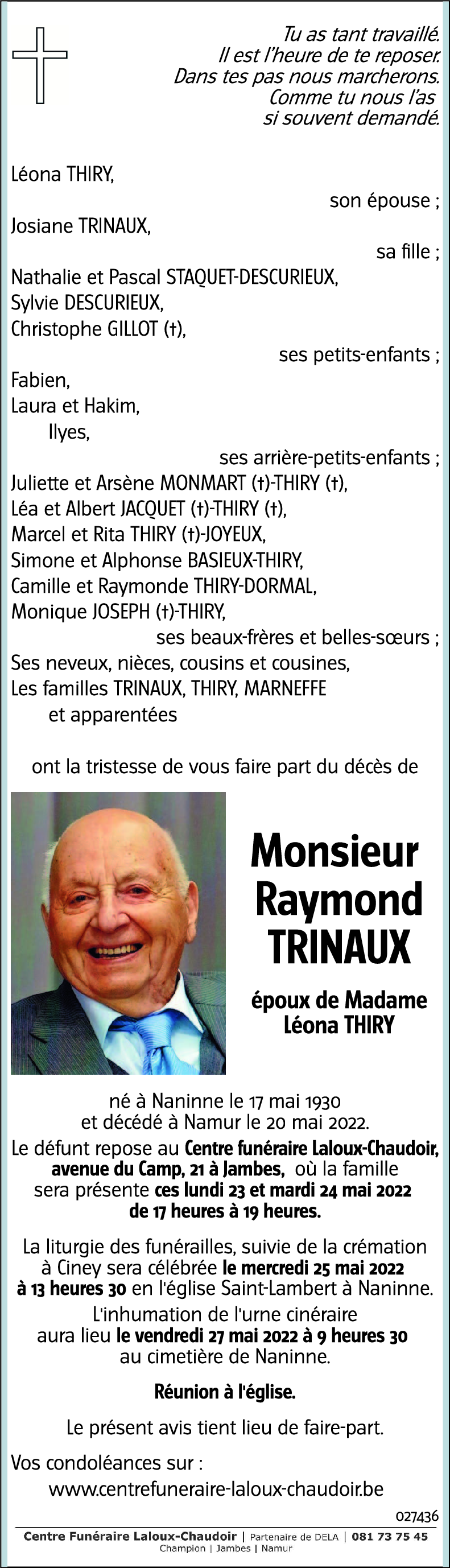 Raymond TRINAUX