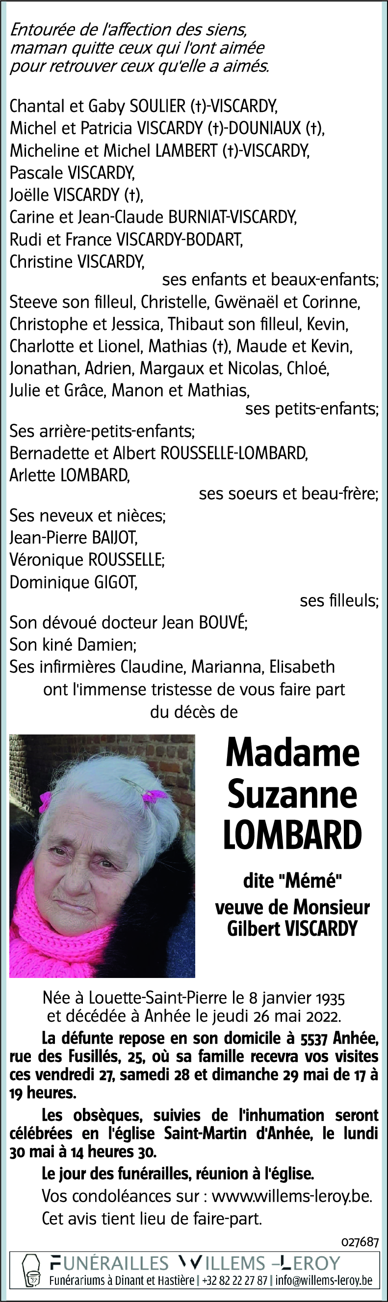 Suzanne LOMBARD
