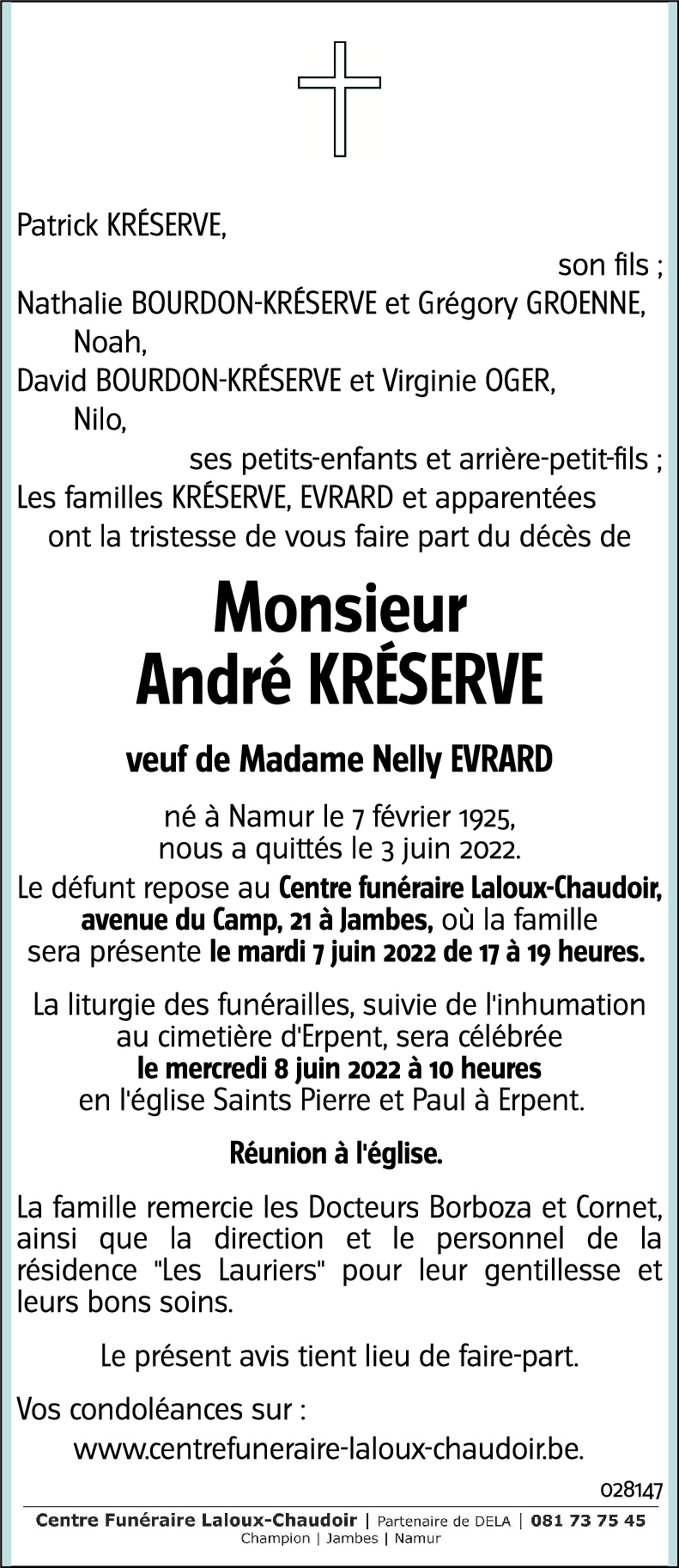 André KRÉSERVE
