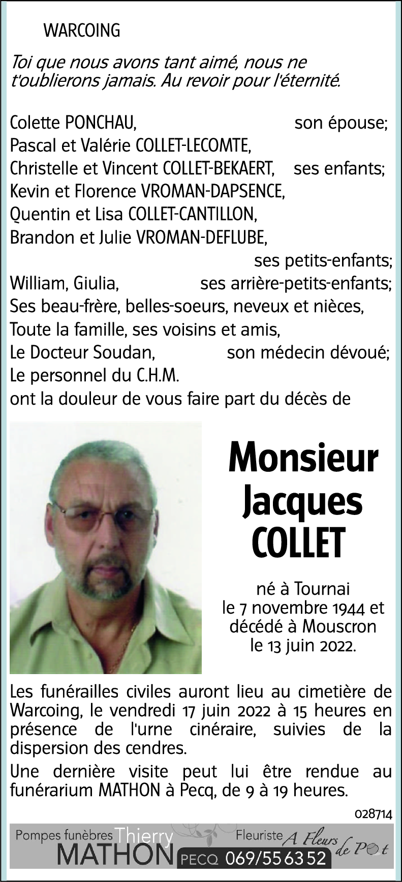 Jacques COLLET