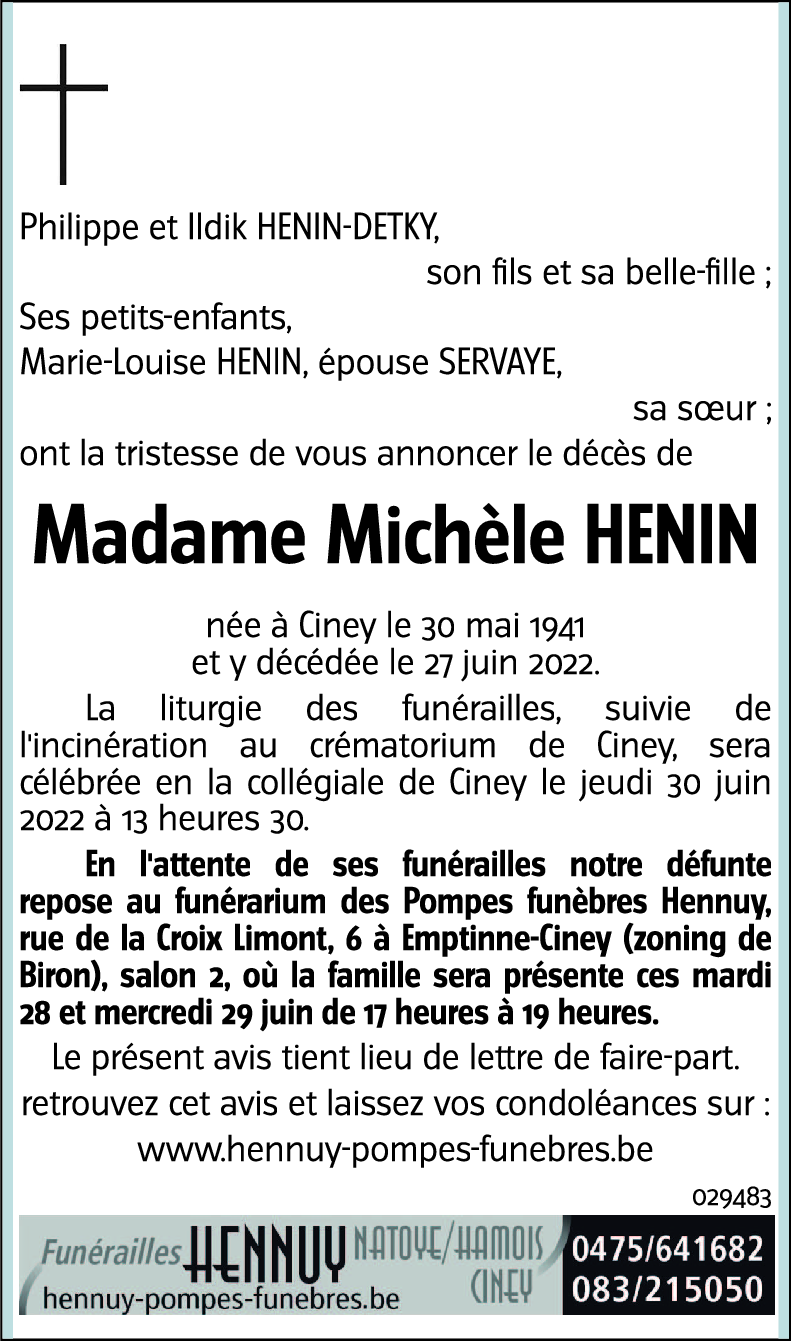 Michèle HENIN