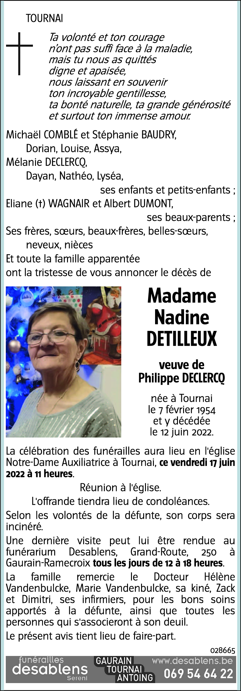 Nadine DETILLEUX