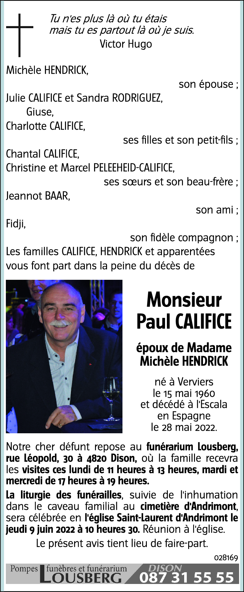 Paul CALIFICE