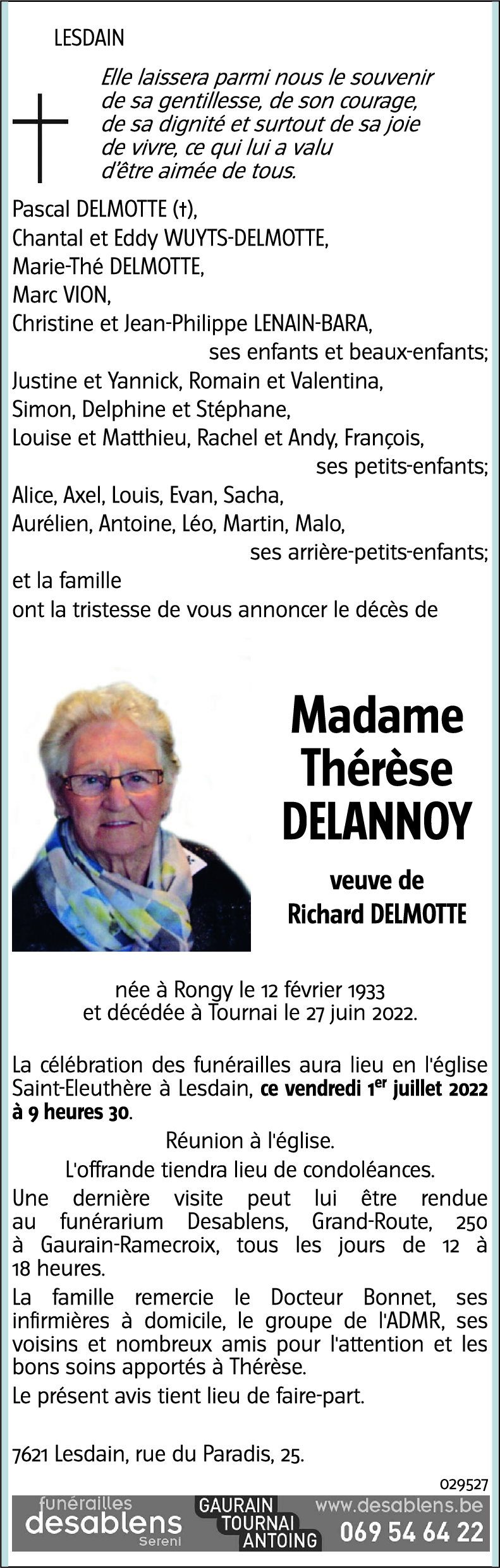 Thérèse DELANNOY