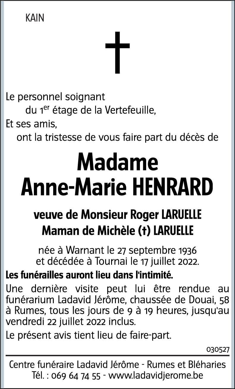 Anne-Marie HENRARD