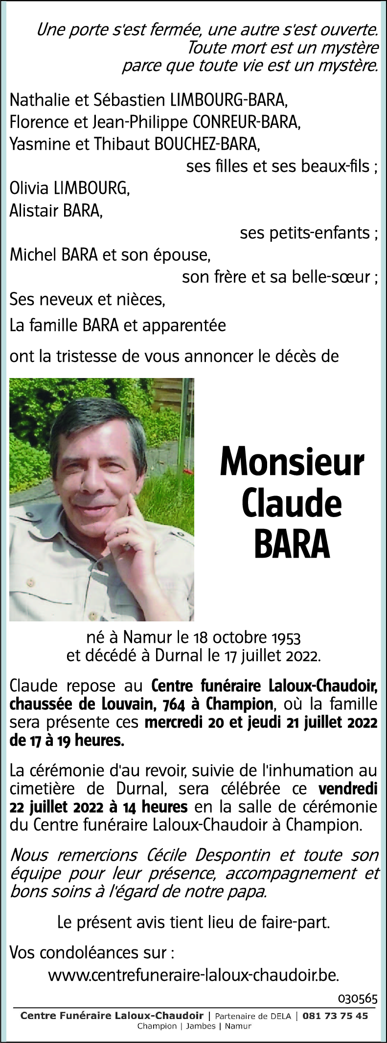 Claude BARA