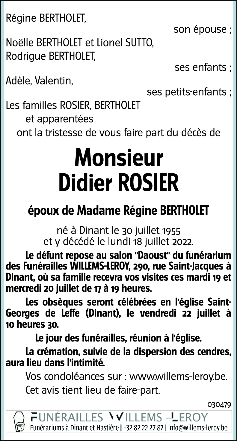 Didier ROSIER