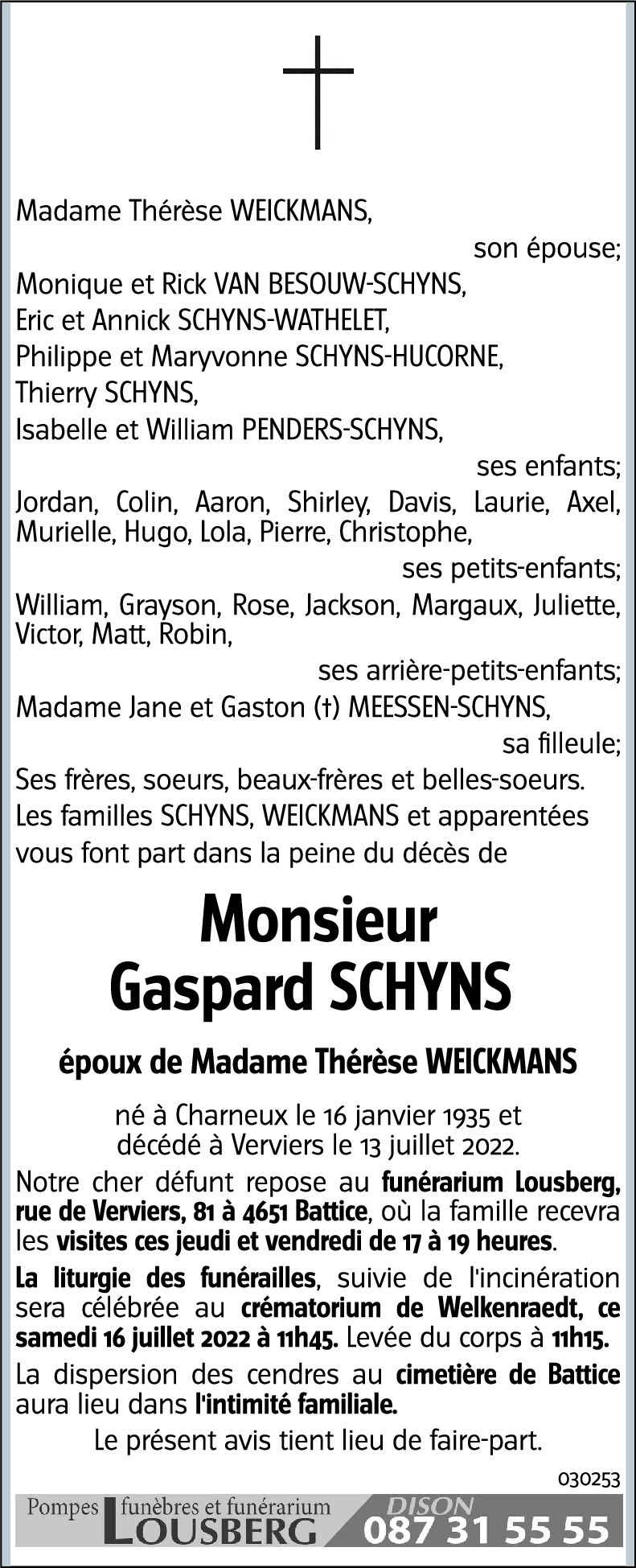 Gaspard SCHYNS