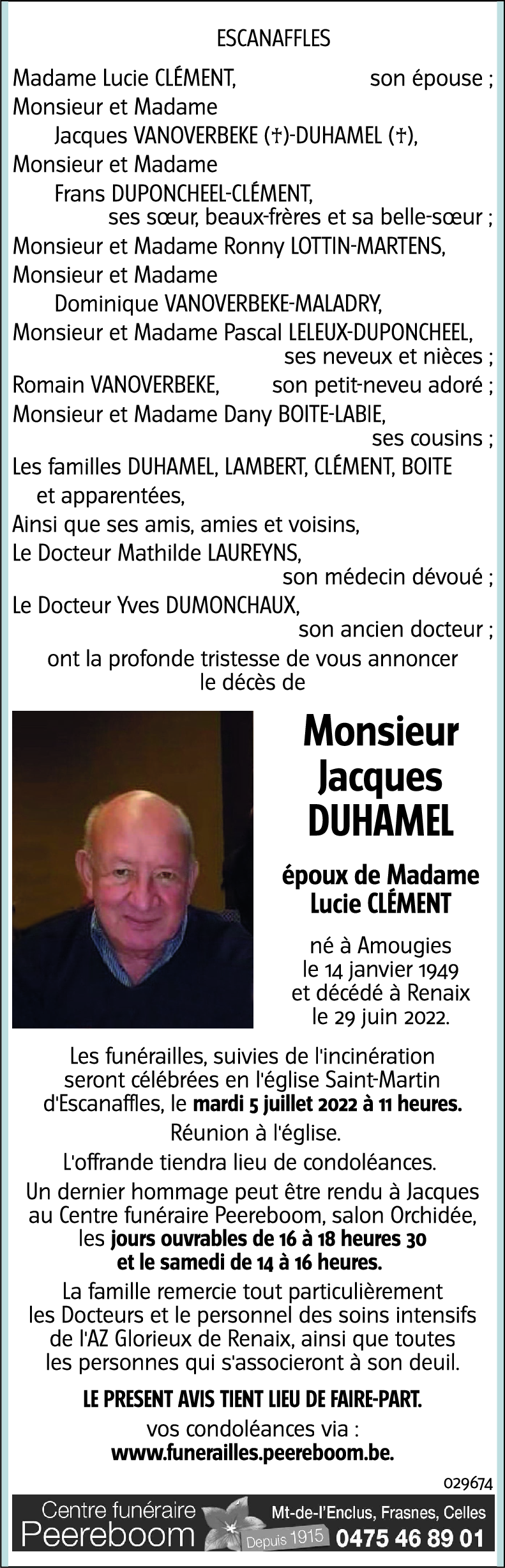 Jacques DUHAMEL