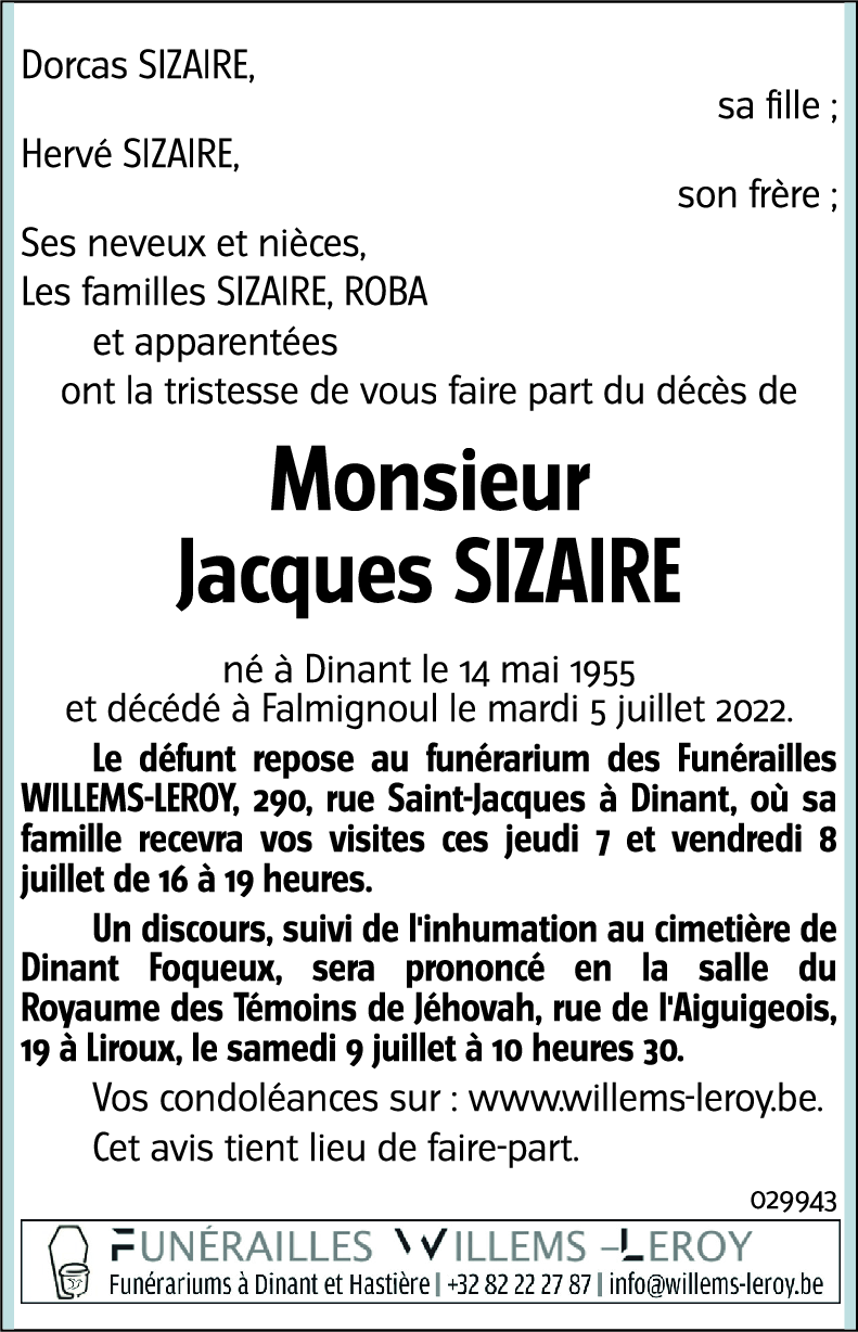 Jacques SIZAIRE
