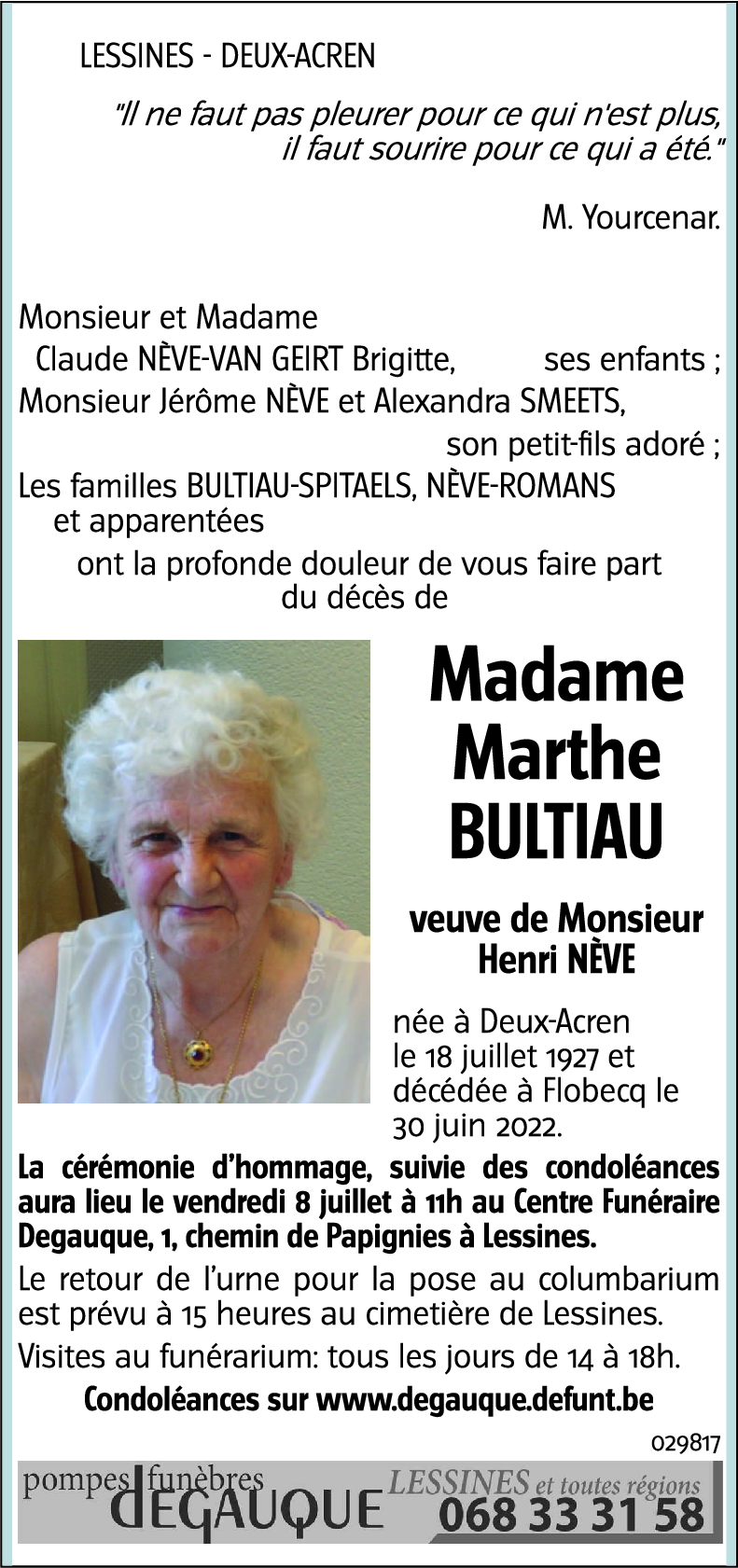 Marthe BULTIAU