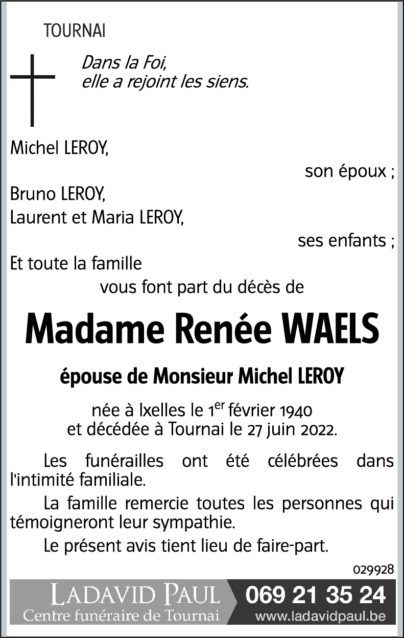 Renée WAELS