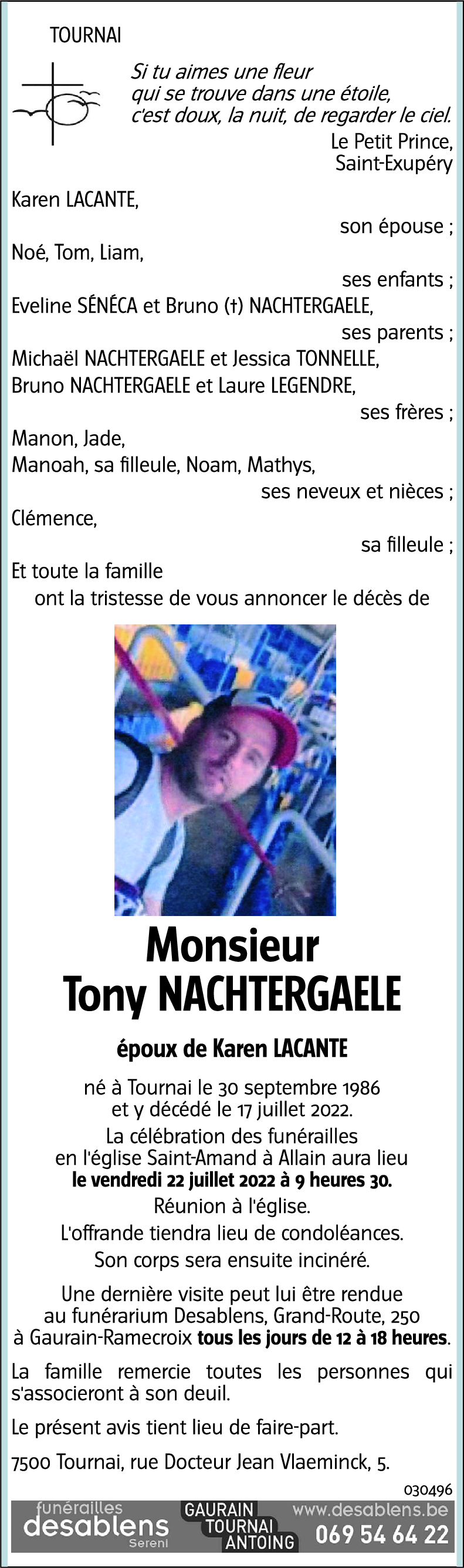 Tony NACHTERGAELE