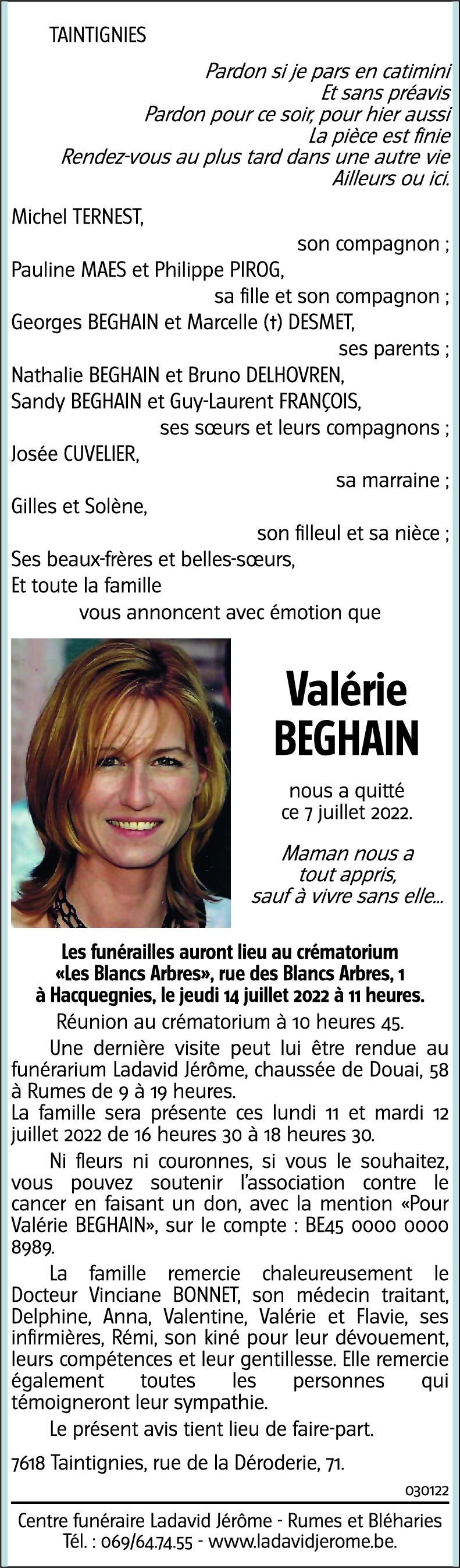 Valérie BEGHAIN