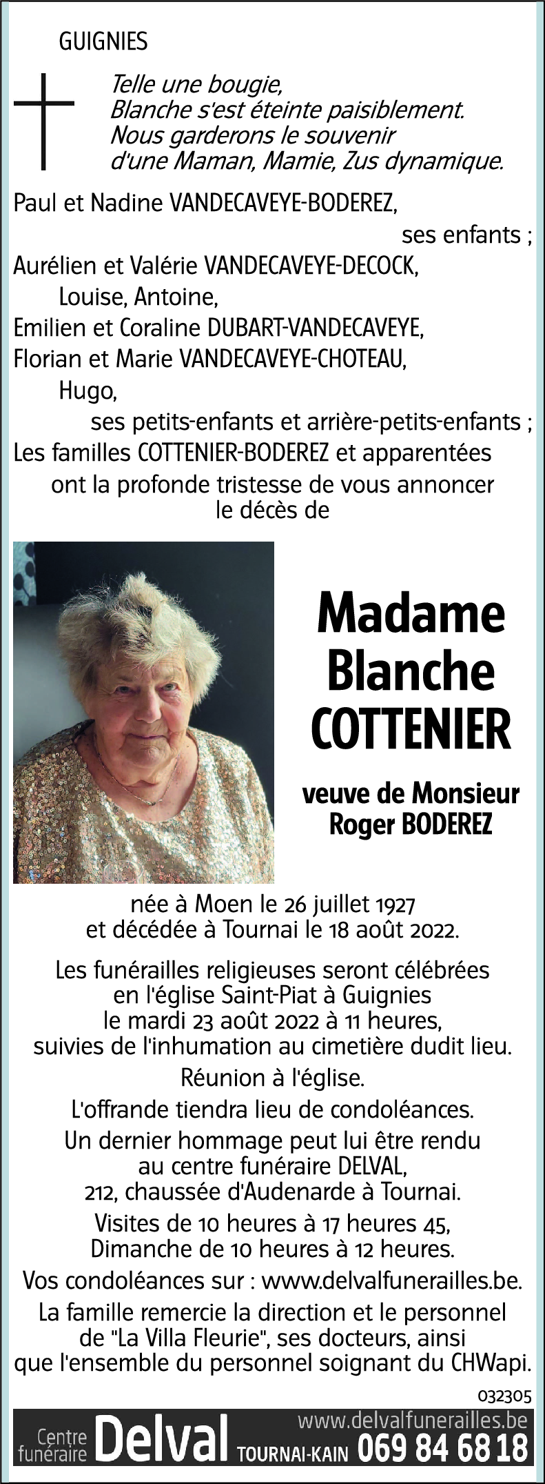 Blanche COTTENIER