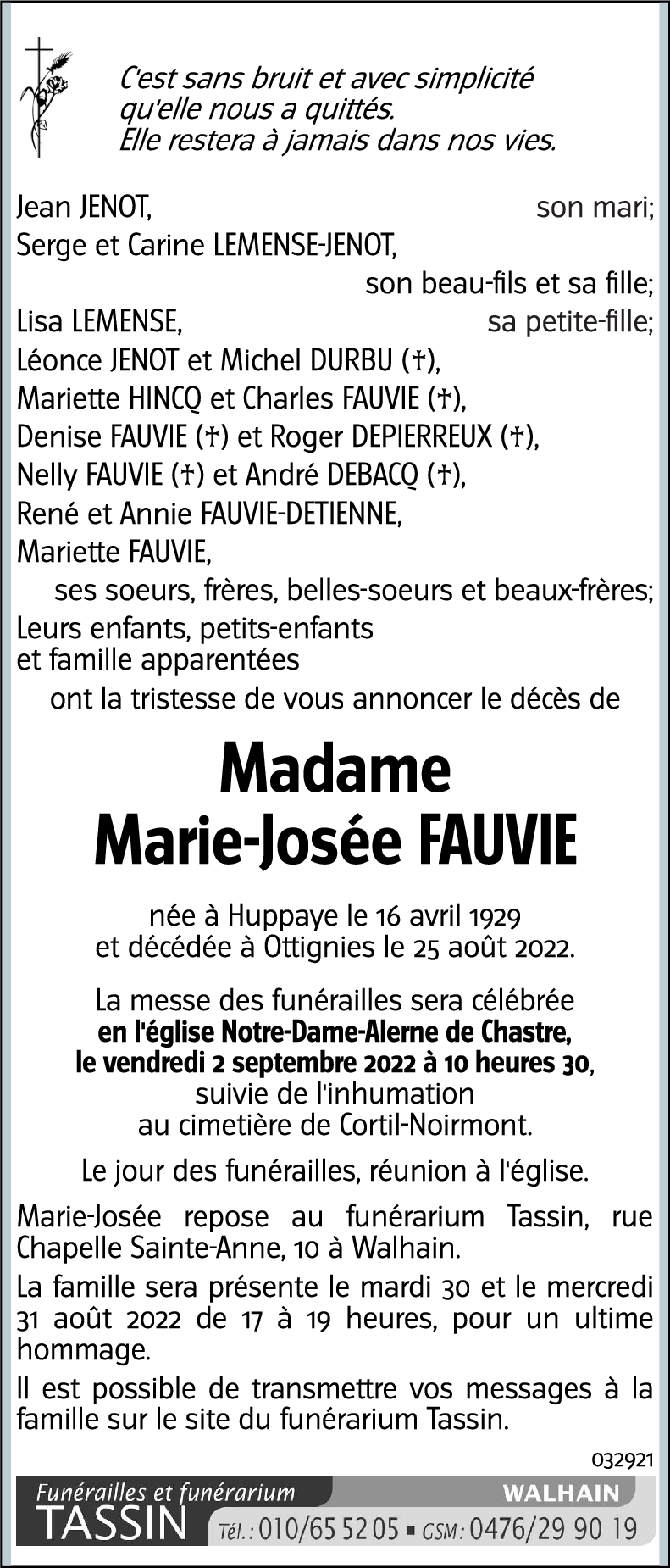 Marie-Josée Fauvie