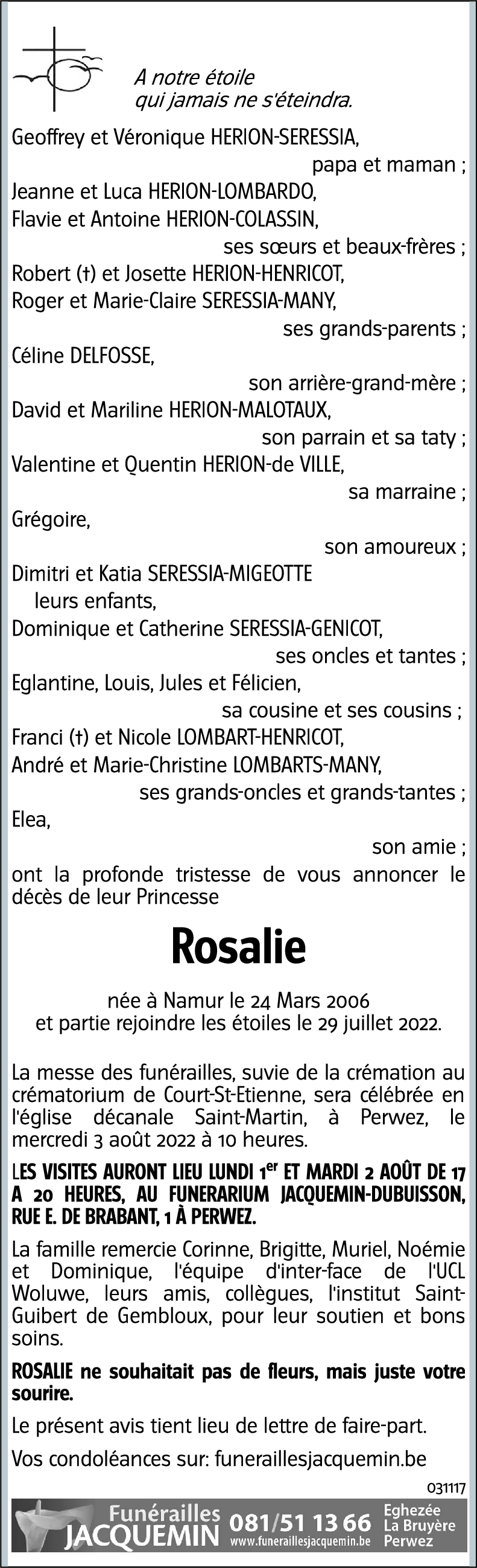 Rosalie HERION