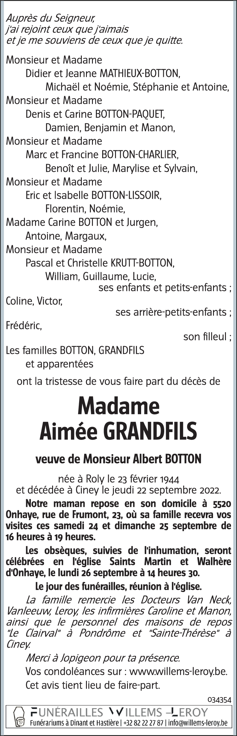 Aimée GRANDFILS