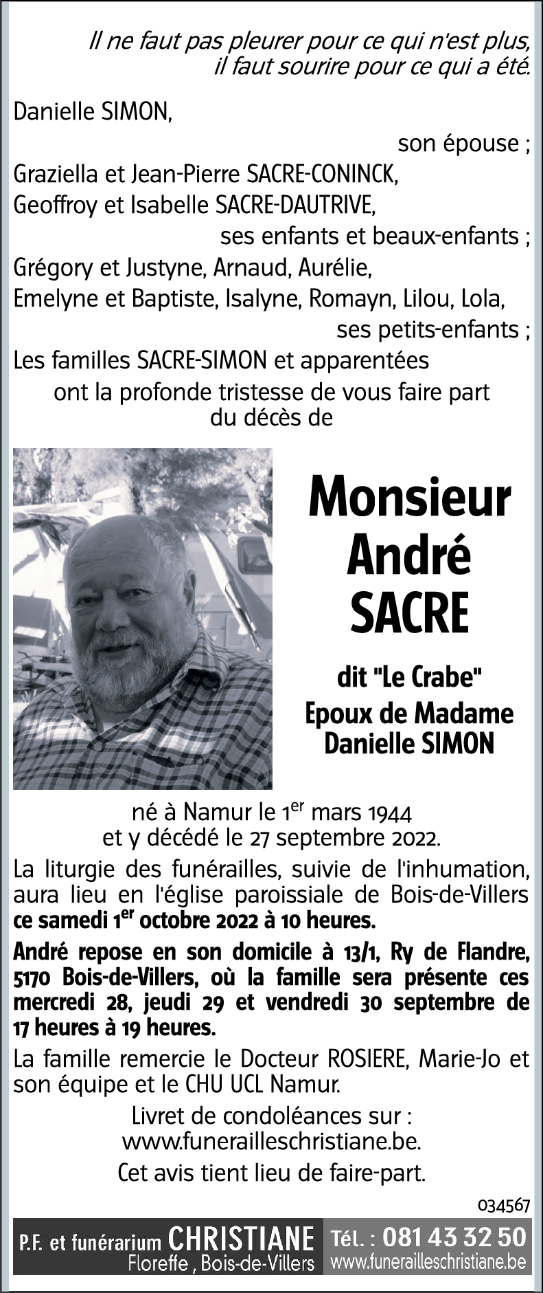 André SACRE