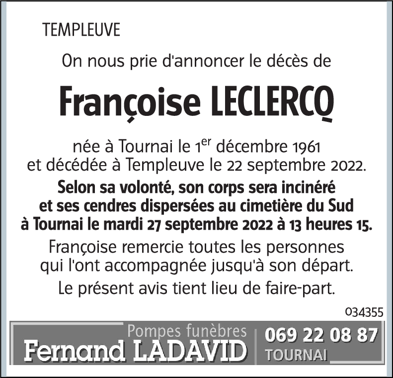 Françoise LECLERCQ