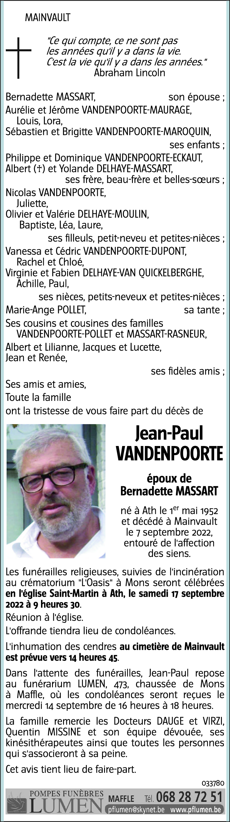 Jean-Paul VANDENPOORTE