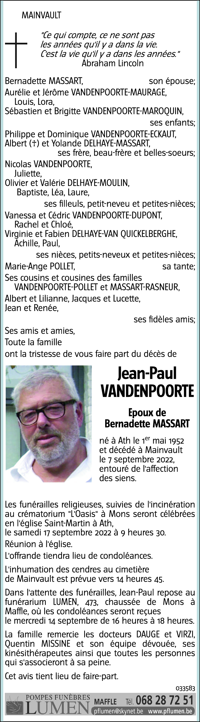 Jean-Paul VANDENPOORTE