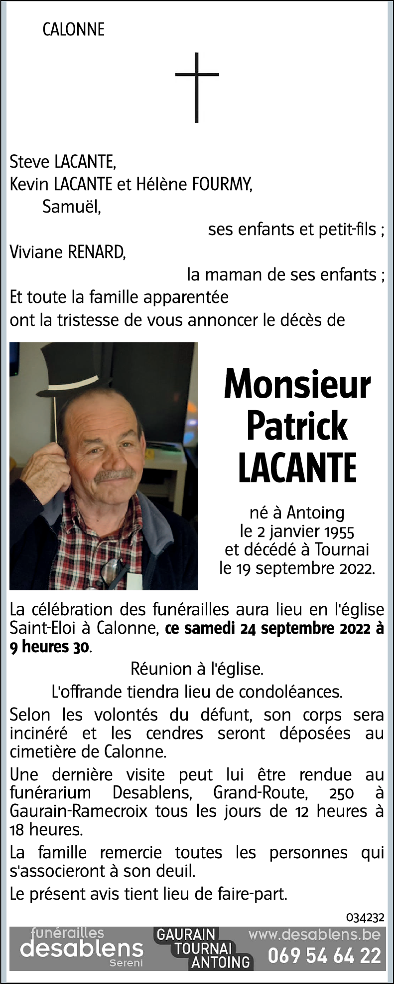 Patrick LACANTE