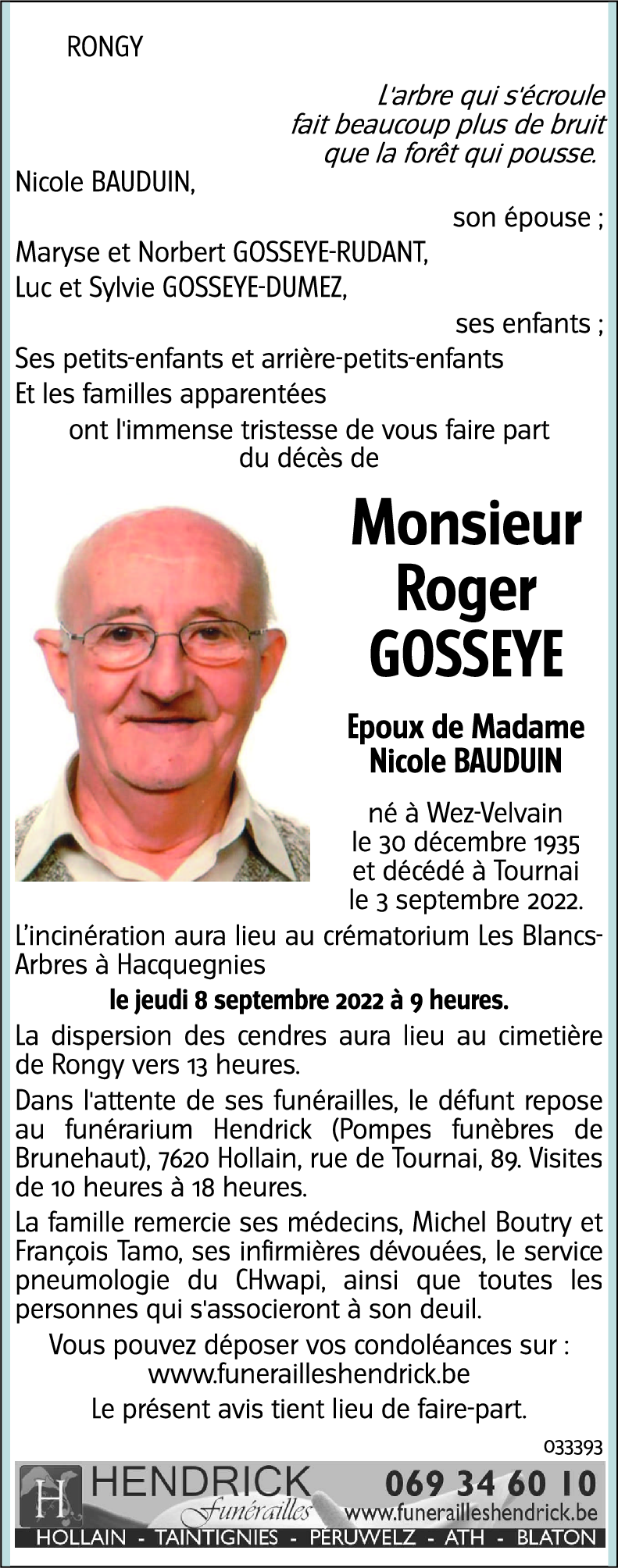 Roger GOSSEYE