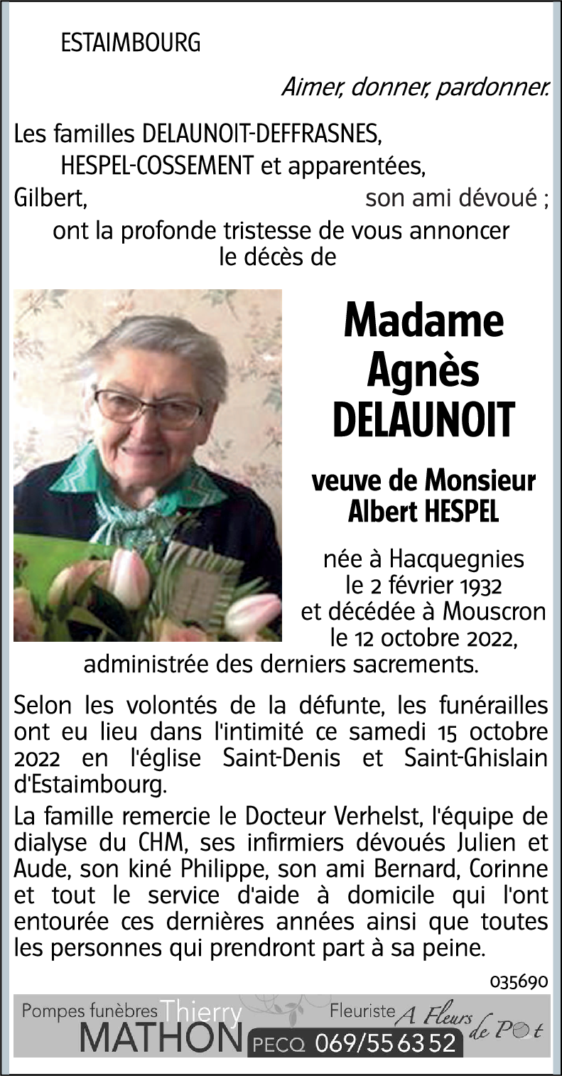 Agnès DELAUNOIT