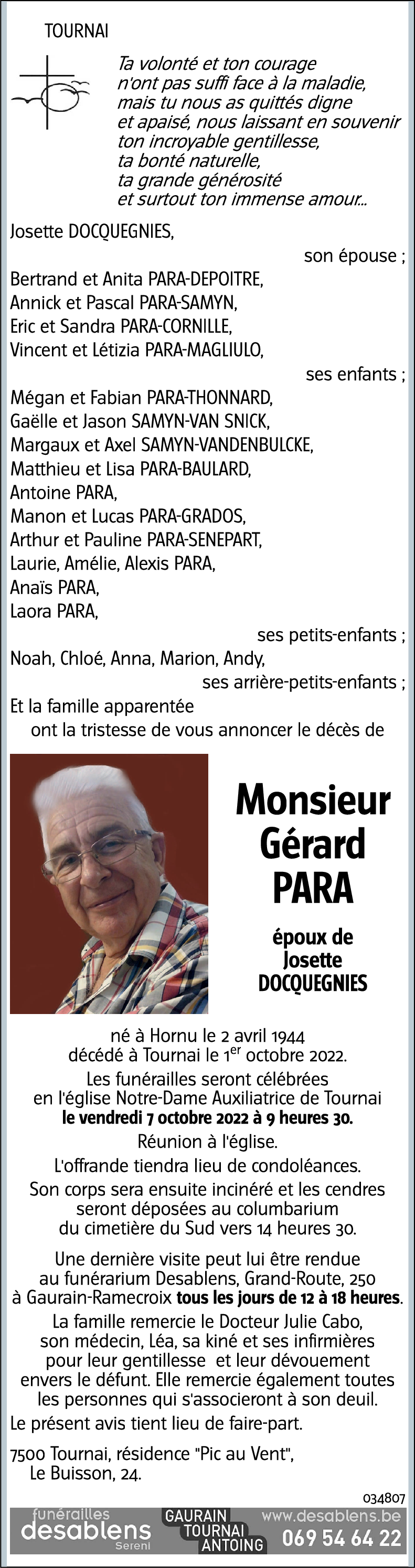 Gérard PARA